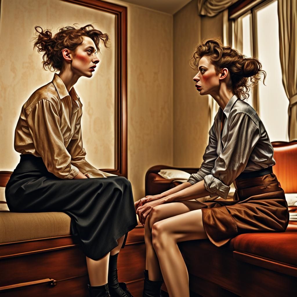 Argument in Hotel Room as Splash Art