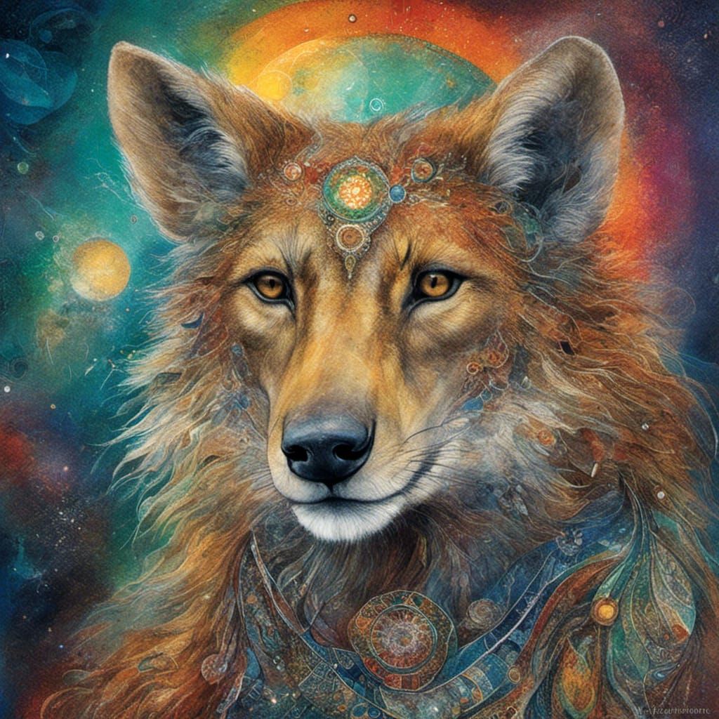 <lora:Peppermint Snow:1.0> a hyena <lora:ArchetypalImagery:1...