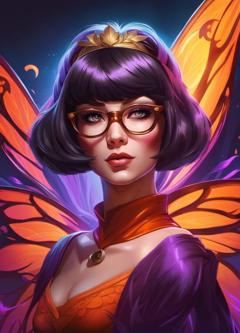 Velma Dinkley as a Gothic Fairy Queen