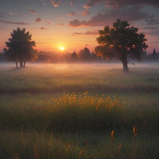 a hopeful morning view