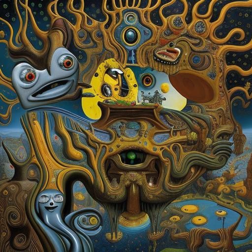 Surreal Memory: A Dali-Inspired Optical Illusion