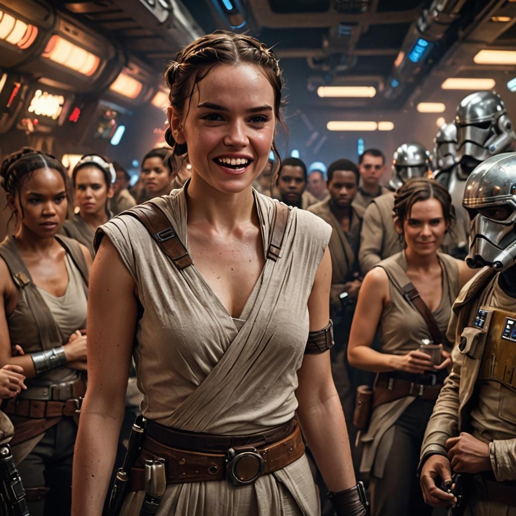 Rey Skywalker at Star Wars Nightclub