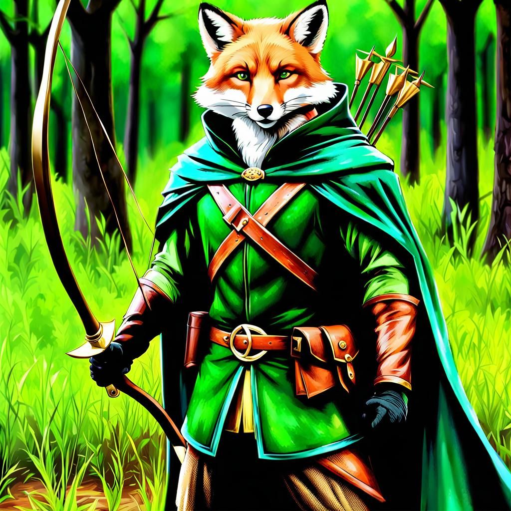 Robin Hood: Anthropomorphic Fox Outlaw