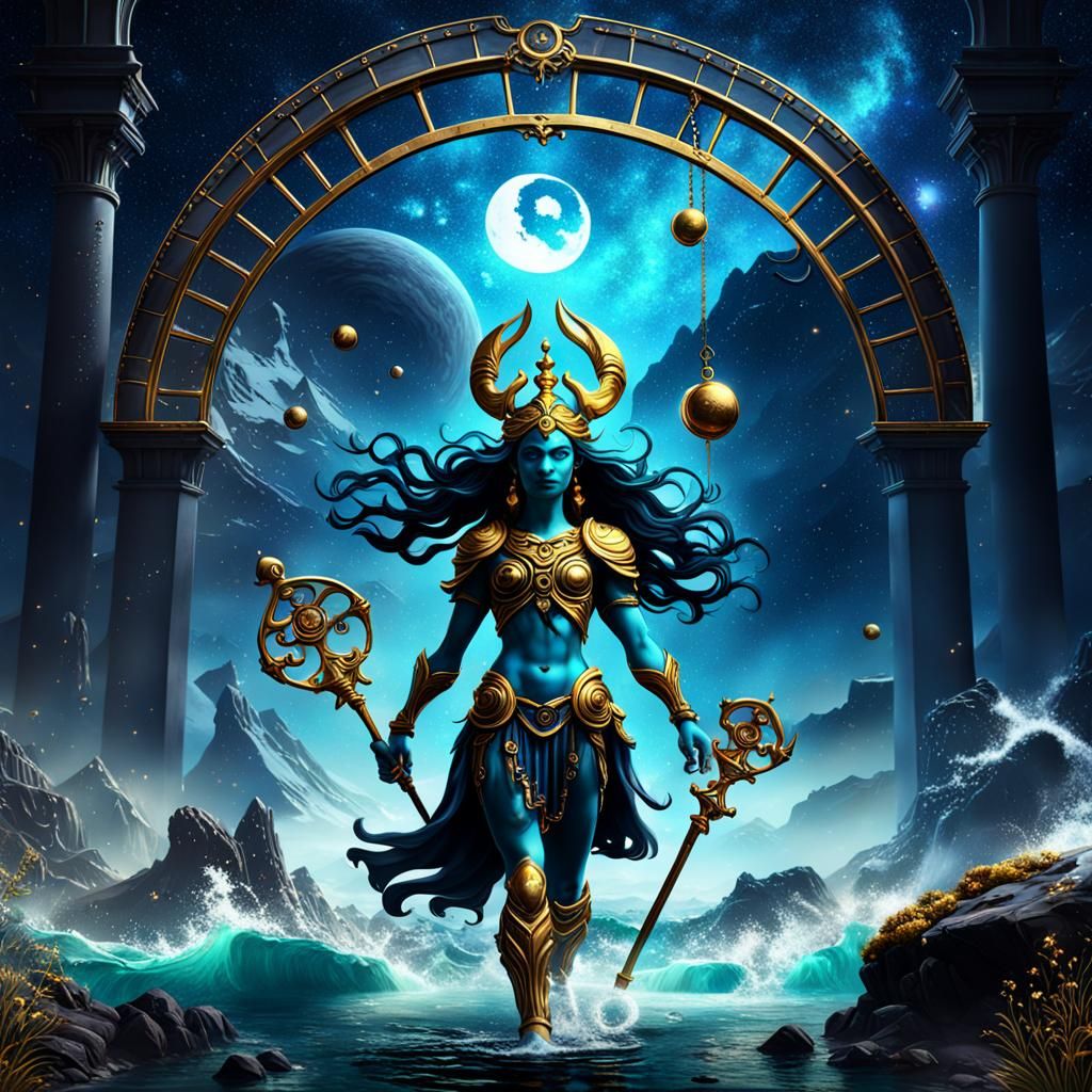 Libra Zodiac in Detailed Fantasy Art