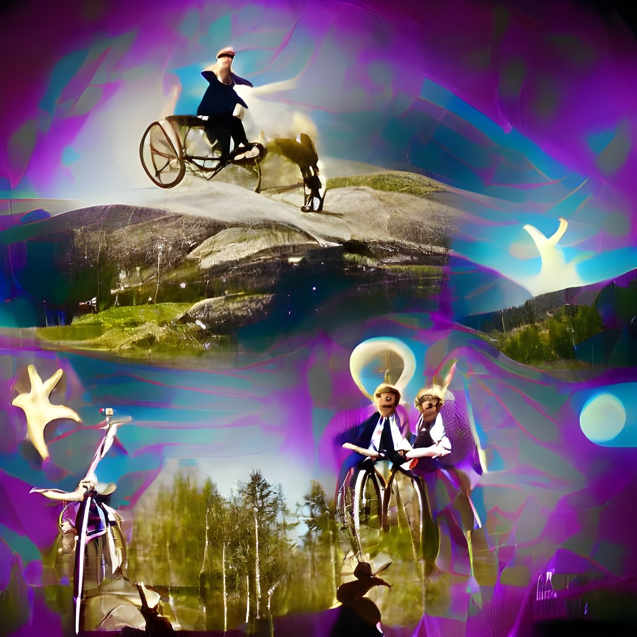 Welles and Marx Unicycle Through Norway