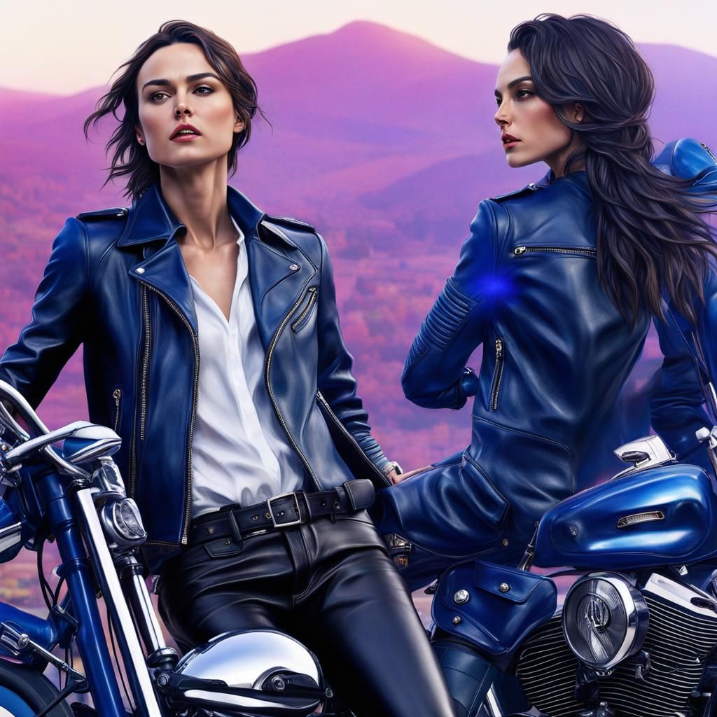 Ultrarealistic Portrait of Keira Knightley in Photoshoot