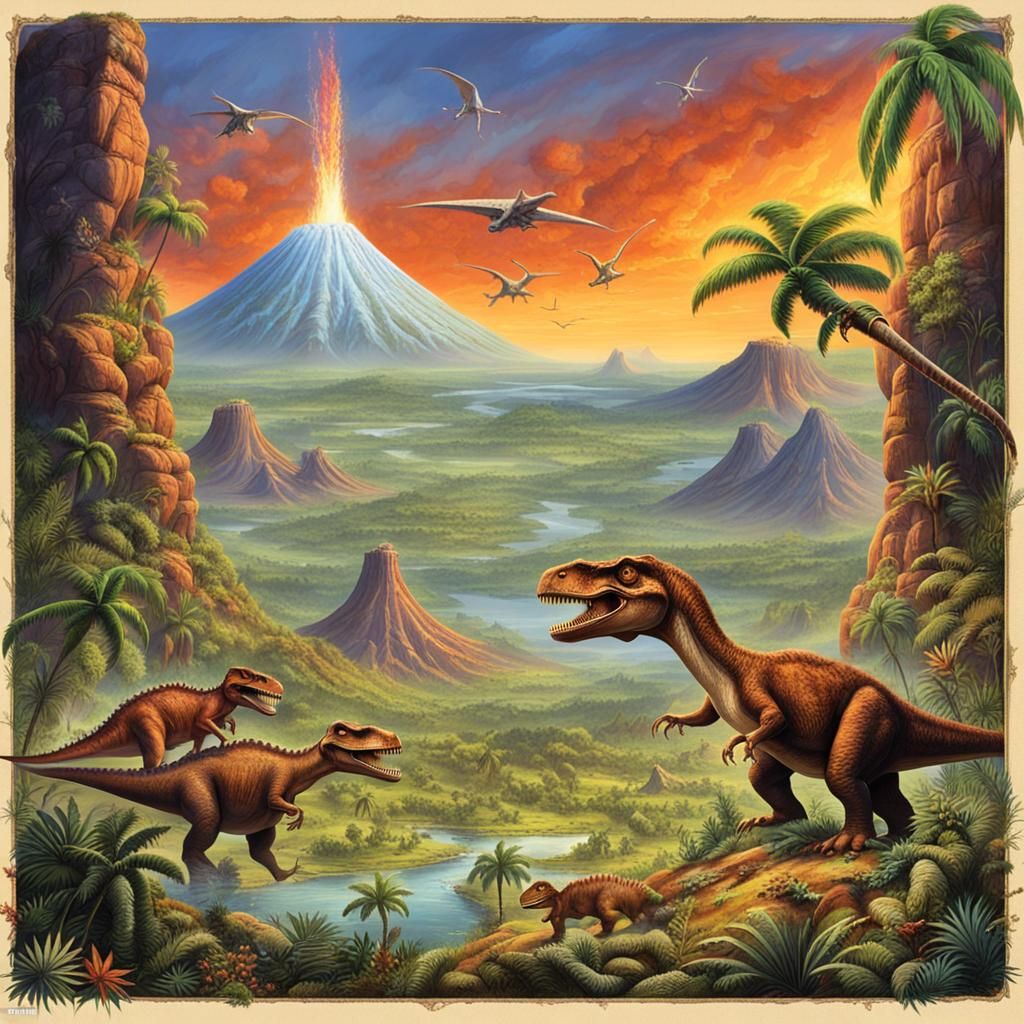 Inner Earth: Dinosaurs and Cavemen Battle for Survival