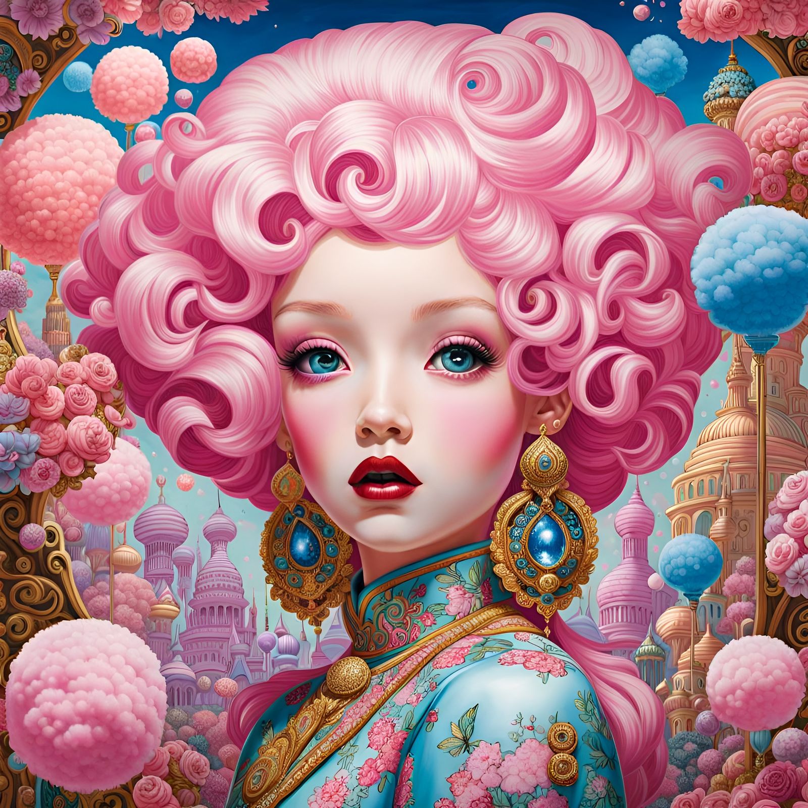 Hypermaximalist Cotton Candy Dreamscape