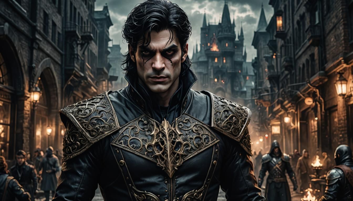 Hyperrealistic Prince of the Dark Worlds