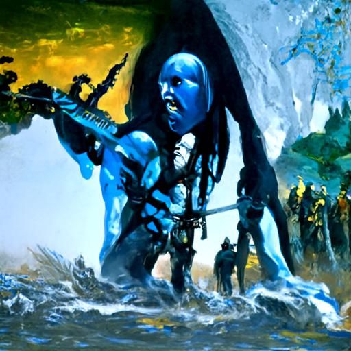 Avatar Band as Oil Painting by James Gurney