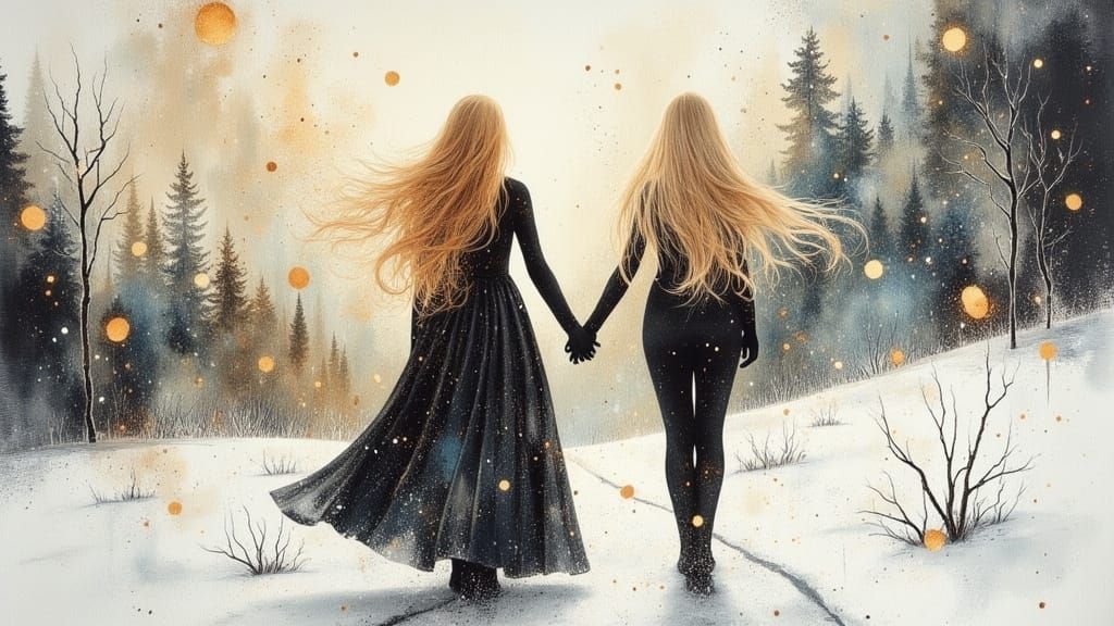 Norwegian Goddesses in a Snowy Realm of Gothic Romance