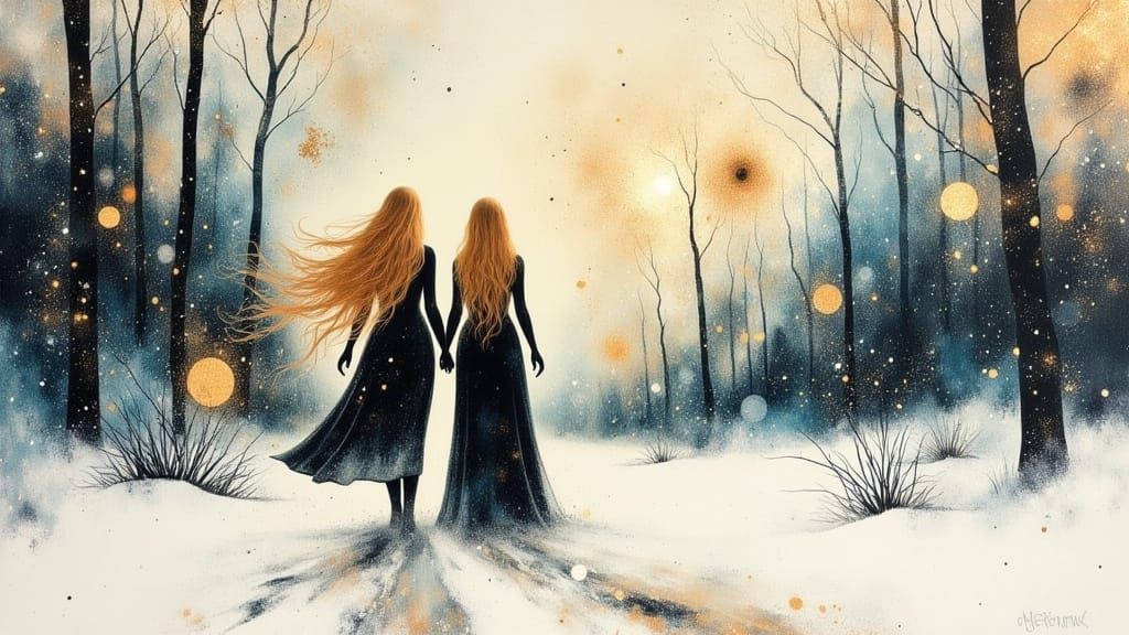 Norwegian Goddesses in Winter Wonderland