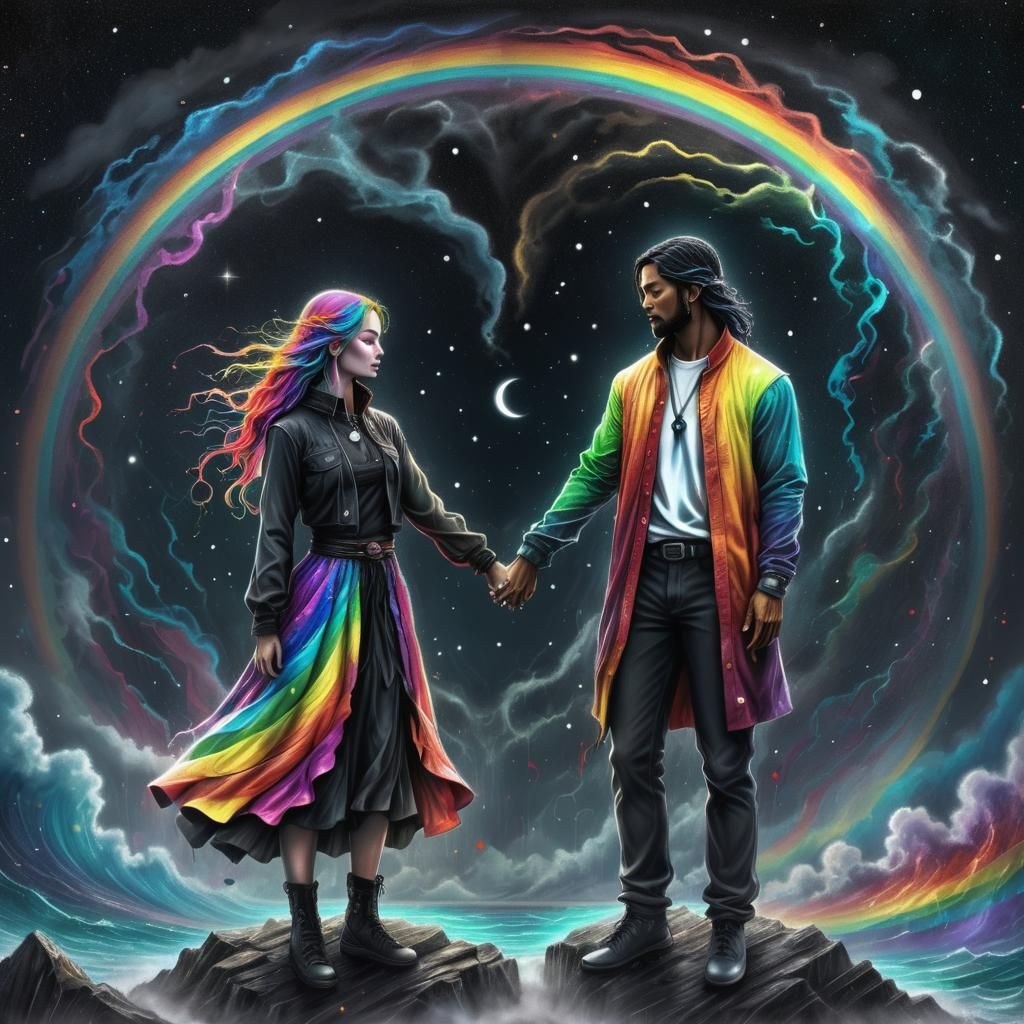 We were worlds apart but somehow i knew one day i would meet...