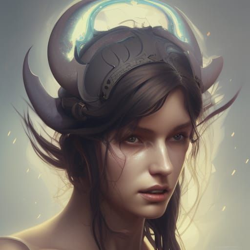 Demon Slayer Portrait in Hyperdetailed Style