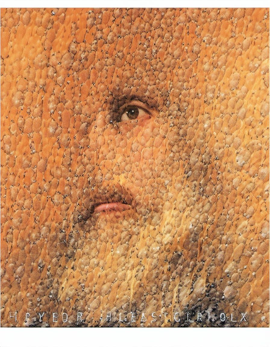 Hyperrealistic Portrait with Splash Art Details