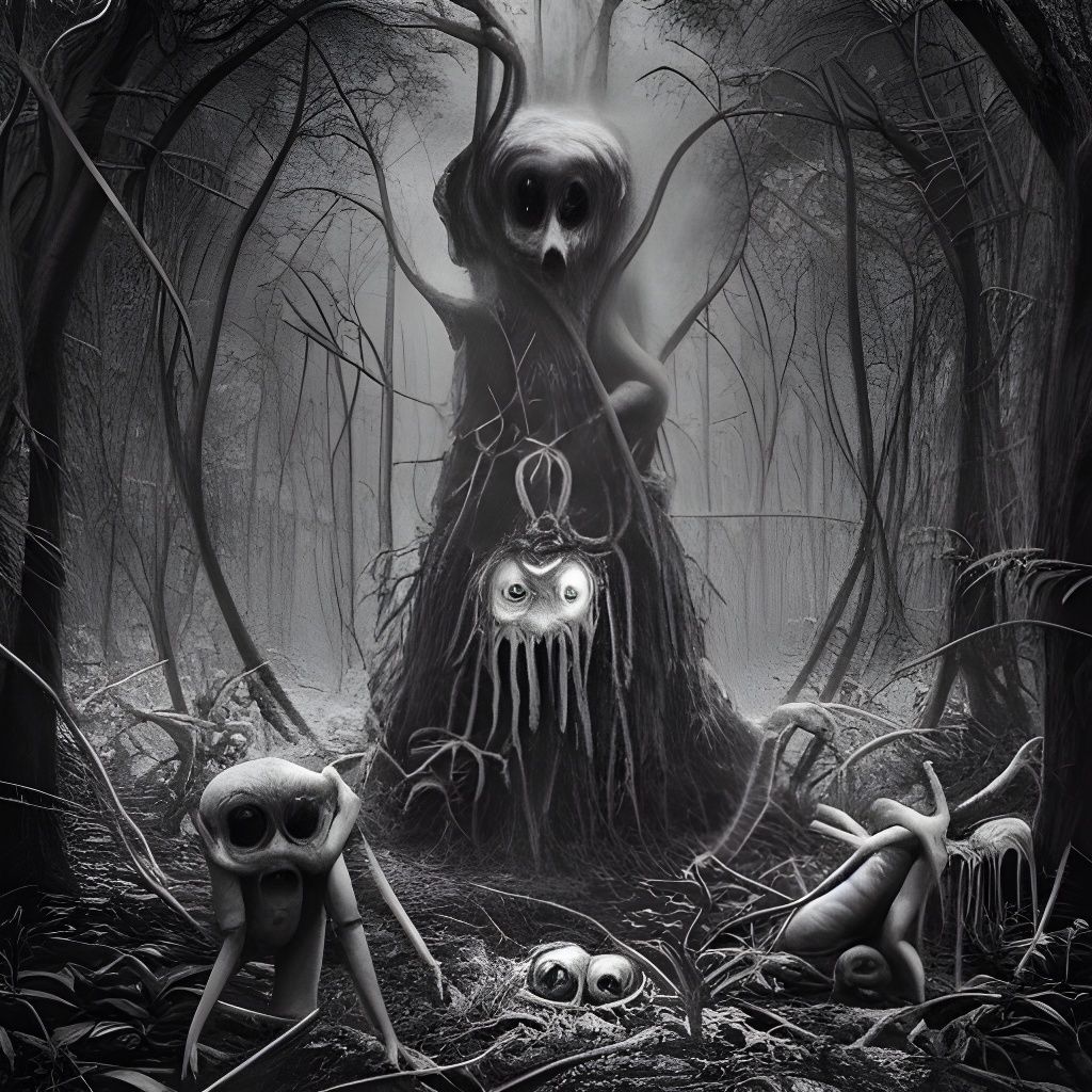 Lush Jungle Infested with Ticks in Spooky Style