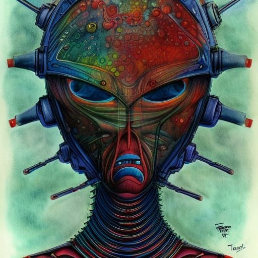 Biological Alien Robot Mutation by Tjalf Sparnaay