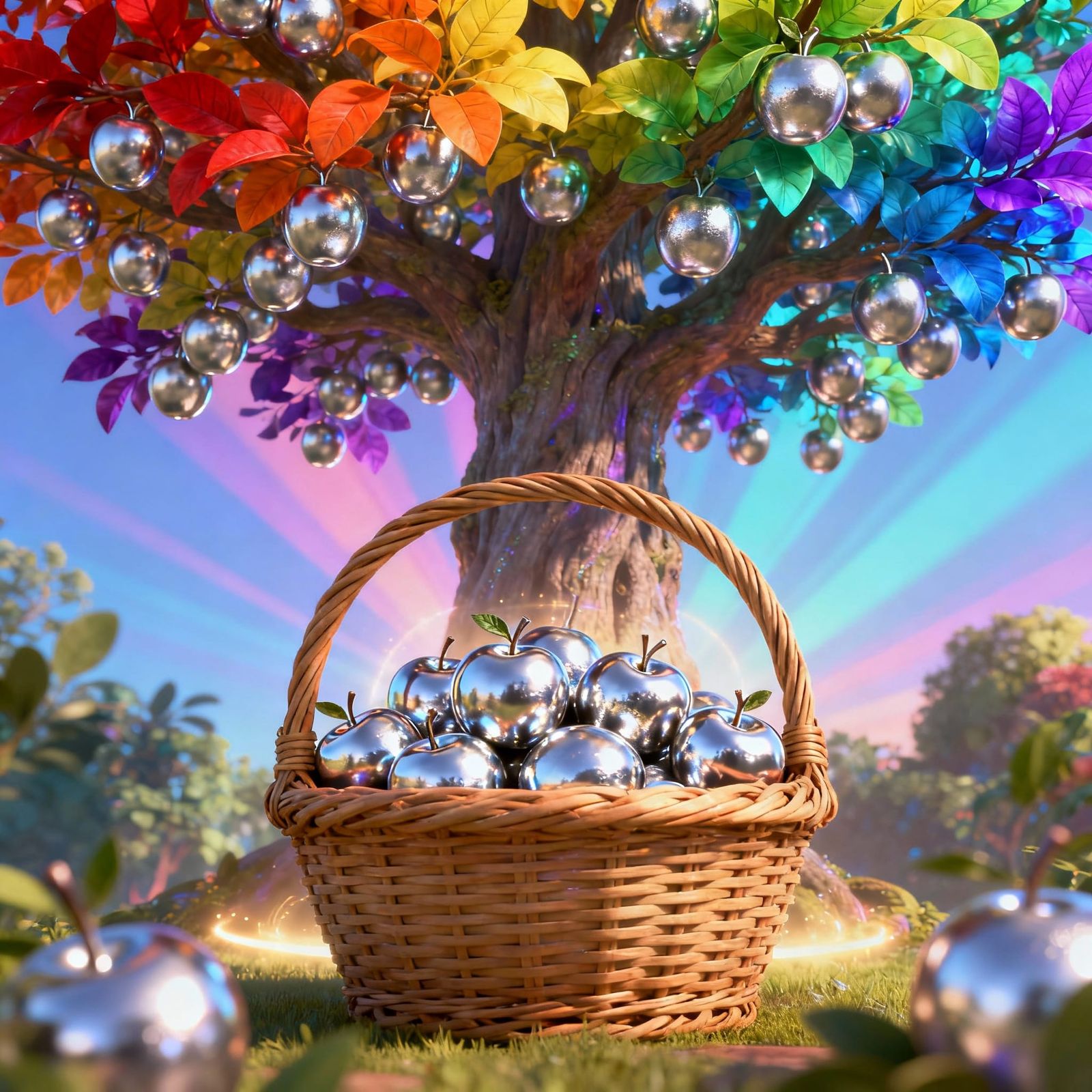 Platinum Fruits on Magic Tree, Pixar Style