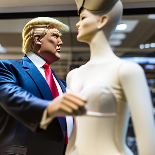 Donald Trump and Mannequin, Professional Photography