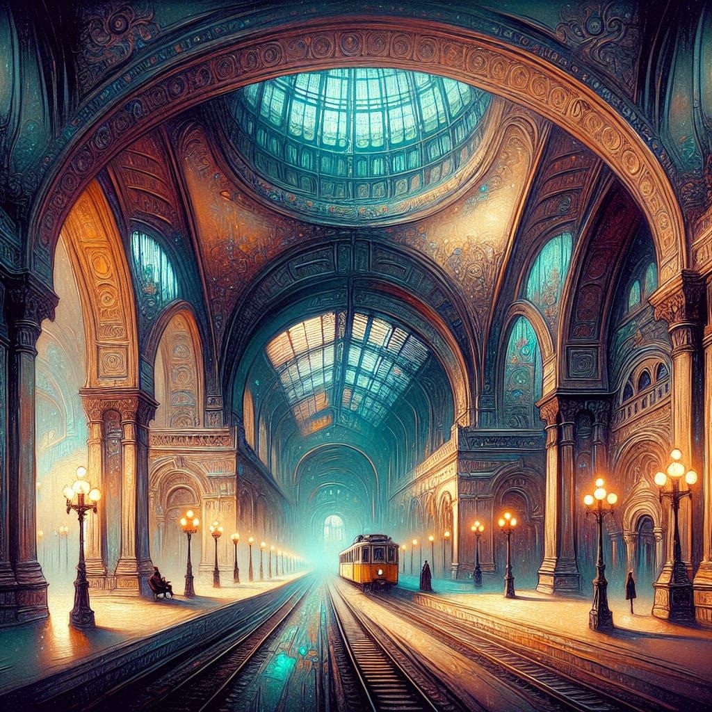 "a gyönyörű Keleti pályaudvar Budapesten"  by Luis Gabriel P...