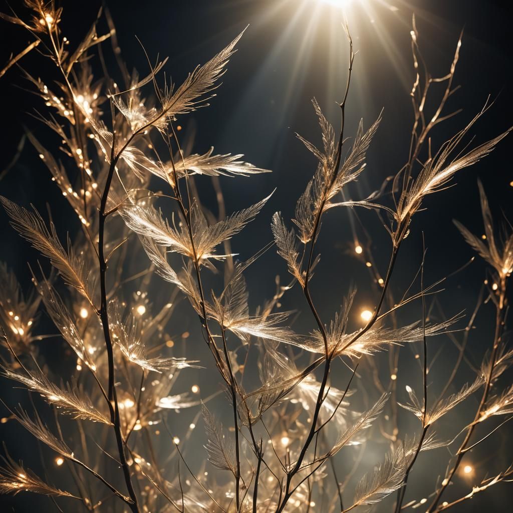 Ethereal Light Source in Dreamlike Surrealism