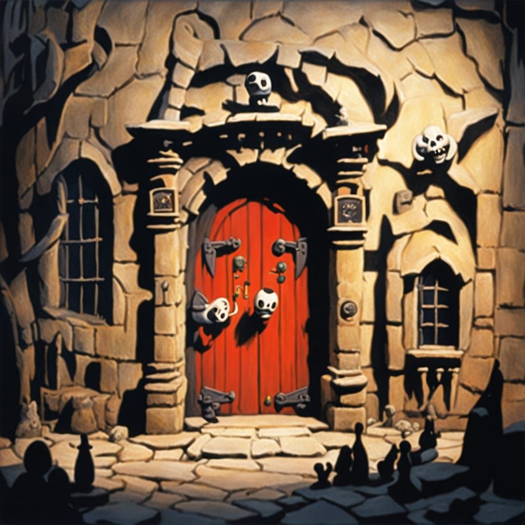 Vampire Portal Inspired by Soutine and Aardman