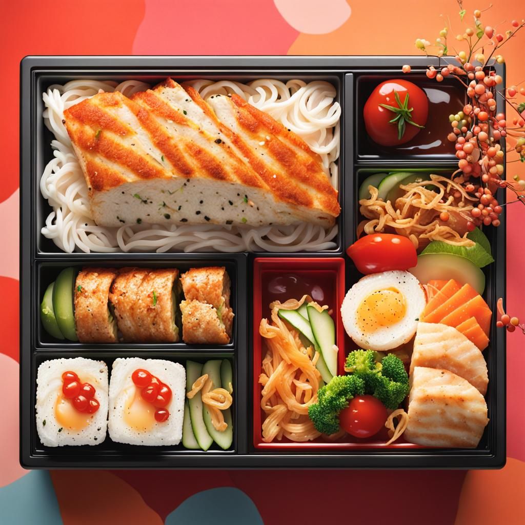 yummy Japanese bento box