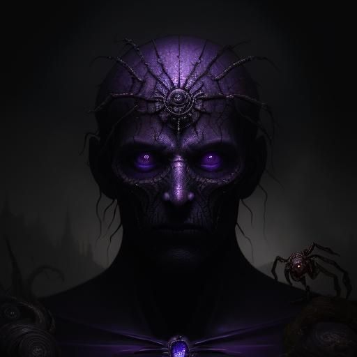 Spider Eye Dark Fantasy Concept Art