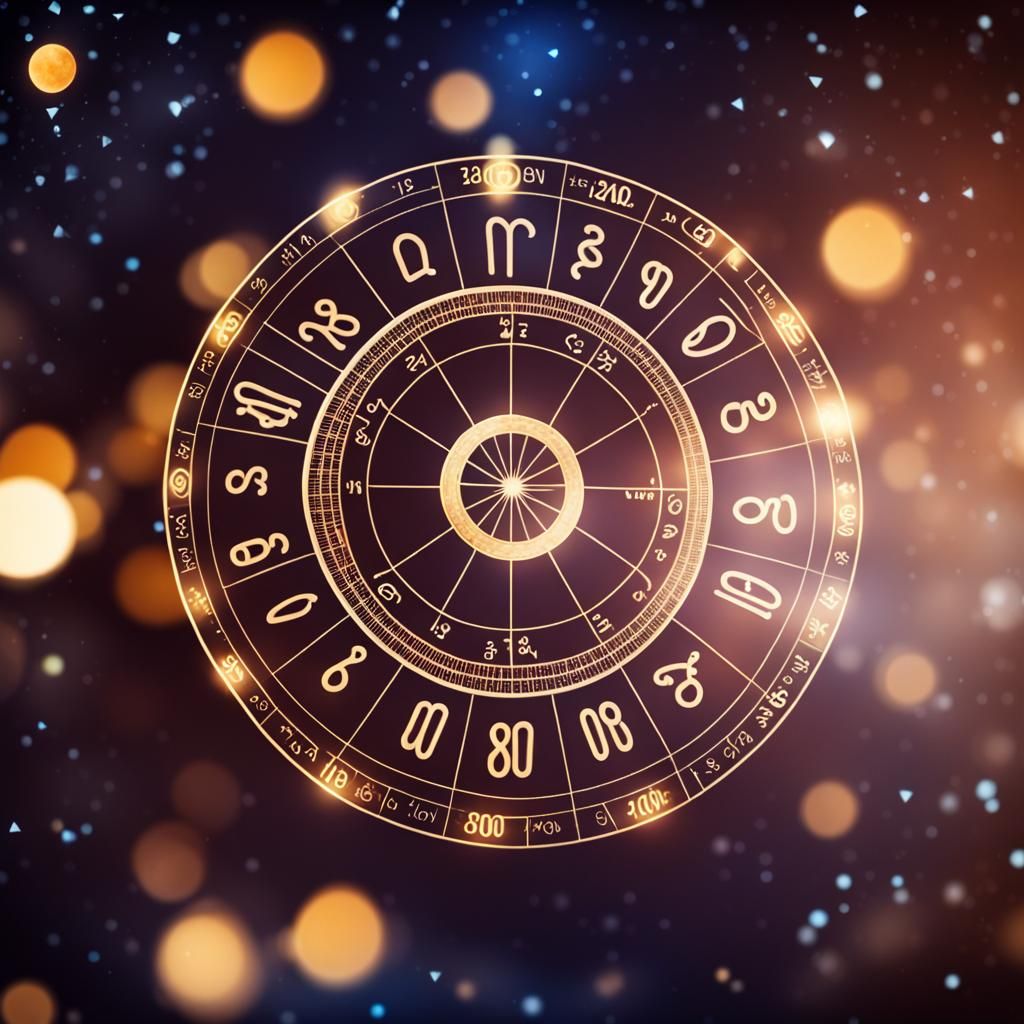 Professional Horoscope Photography with Bokeh