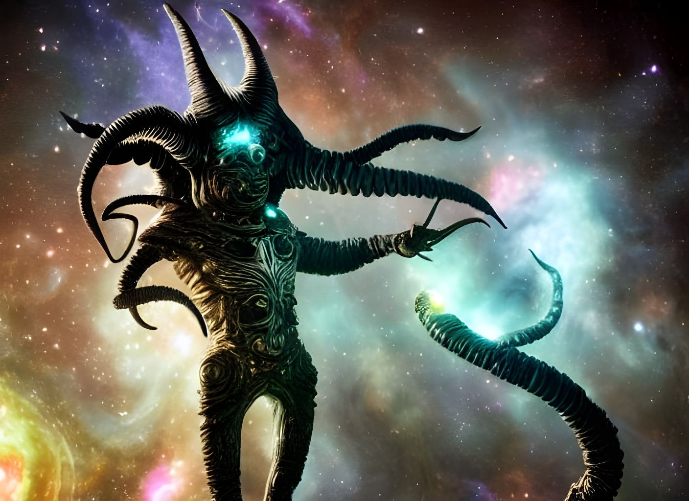 Azathoth dances (to a demoniac flute held in nameless paws)