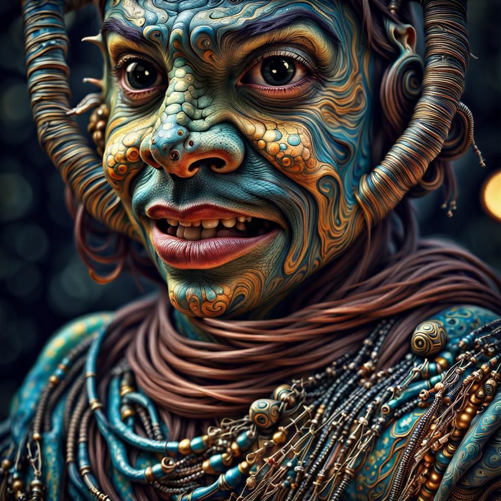 Photorealistic Aliens in Detailed 8k Resolution