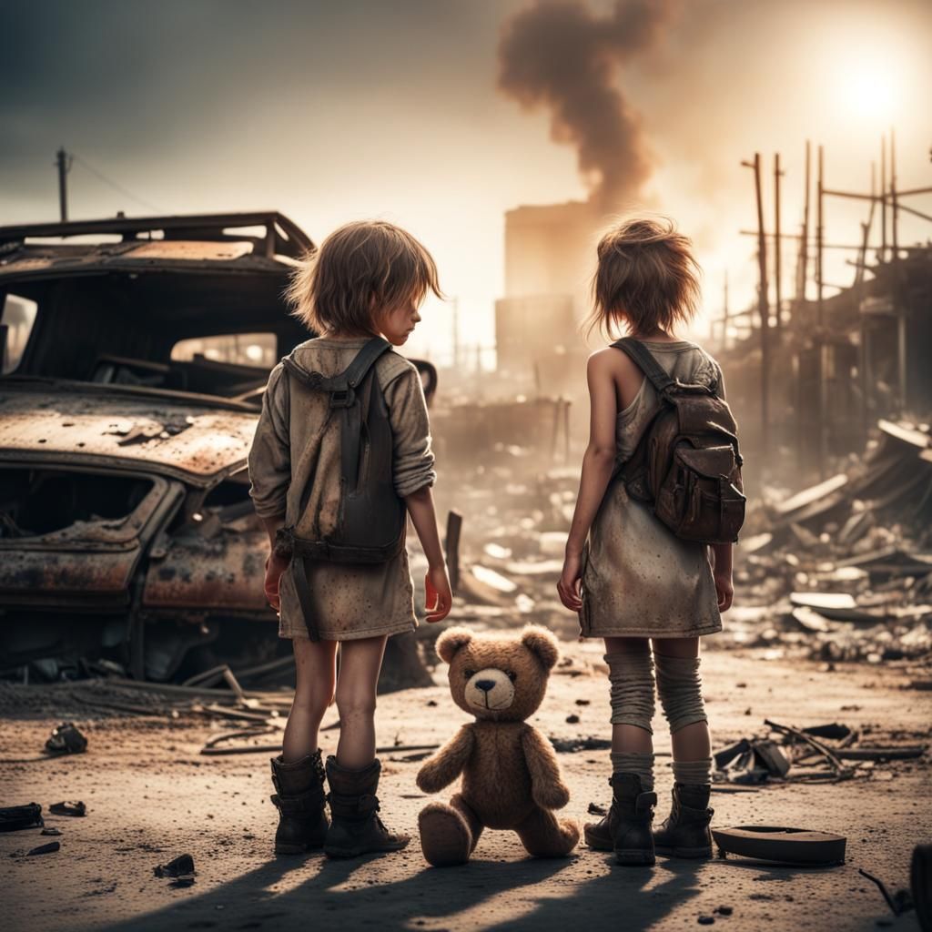 Post-Apocalyptic Children Find Hope in Ruins