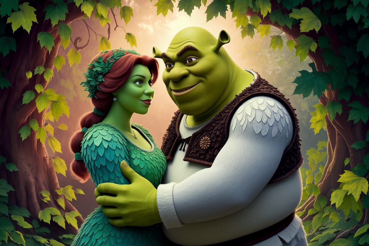 Shrek and Fiona