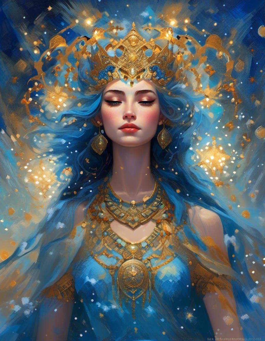 Portrait of a fantasy woman