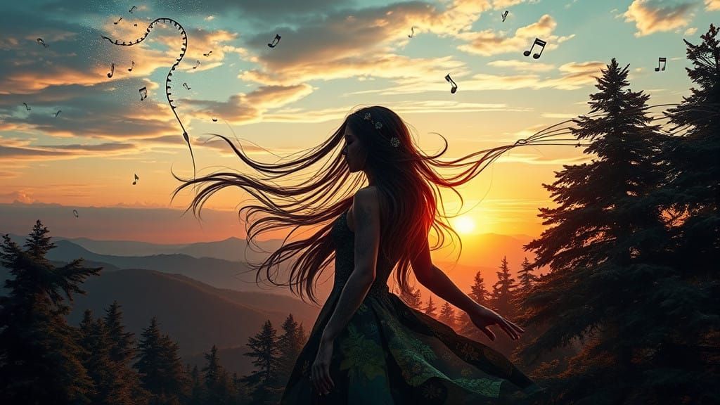 Women in Harmony with Nature, Serene Bio Art