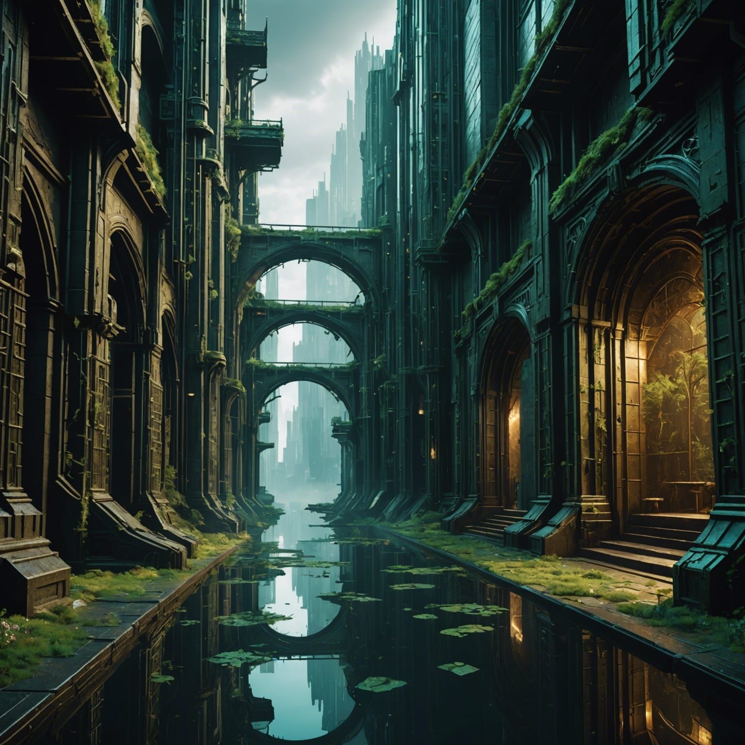 Fantastical Matrix Concept Art in Deep Color
