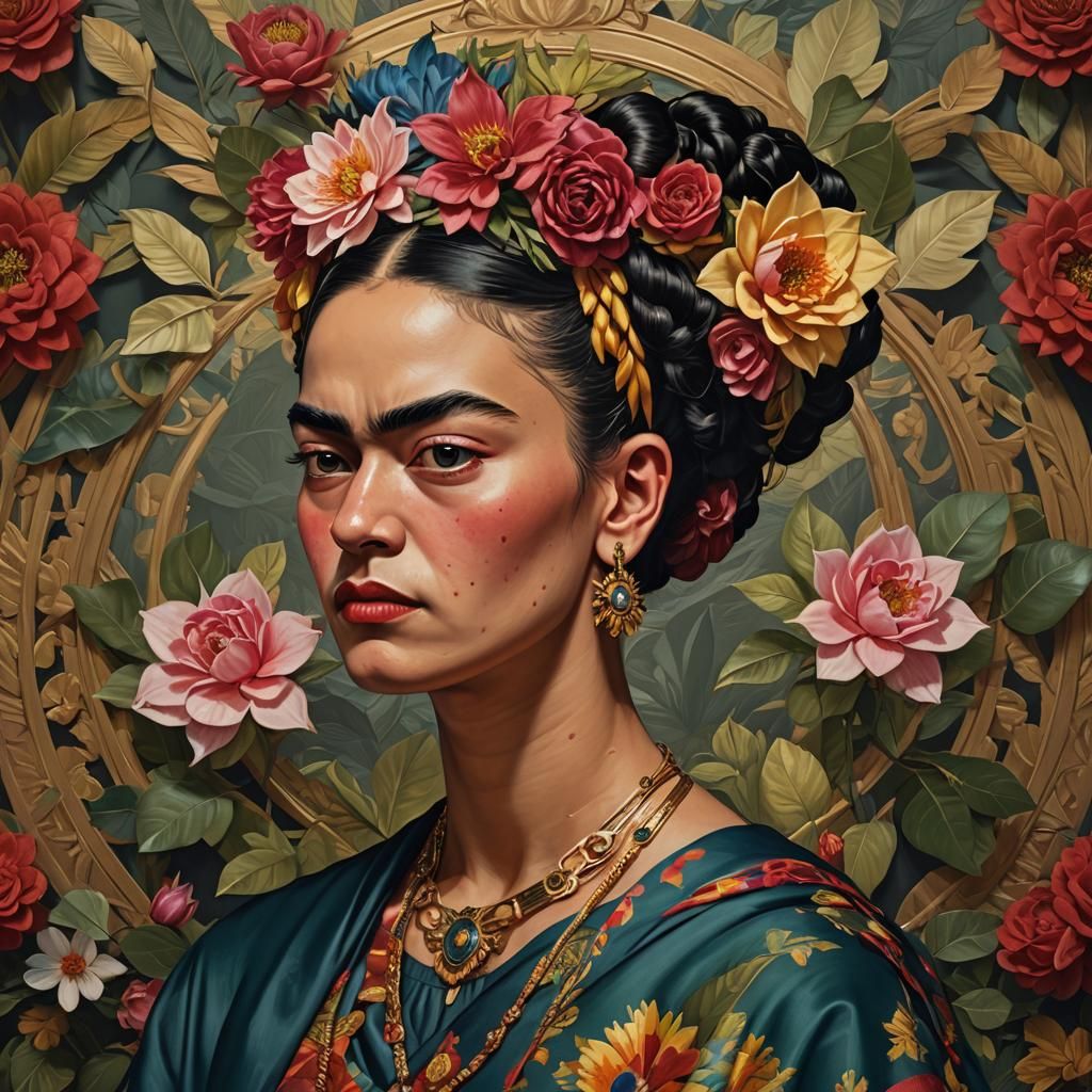 Frida Kahlo as a Baroque Masterpiece
