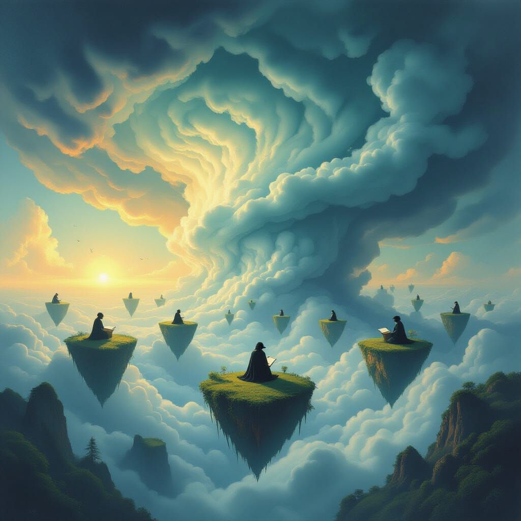 Feather Quill Islands Scribble Poetry in Ink Storms