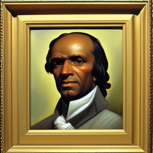 Thomas Jefferson Portrait in Relief Style