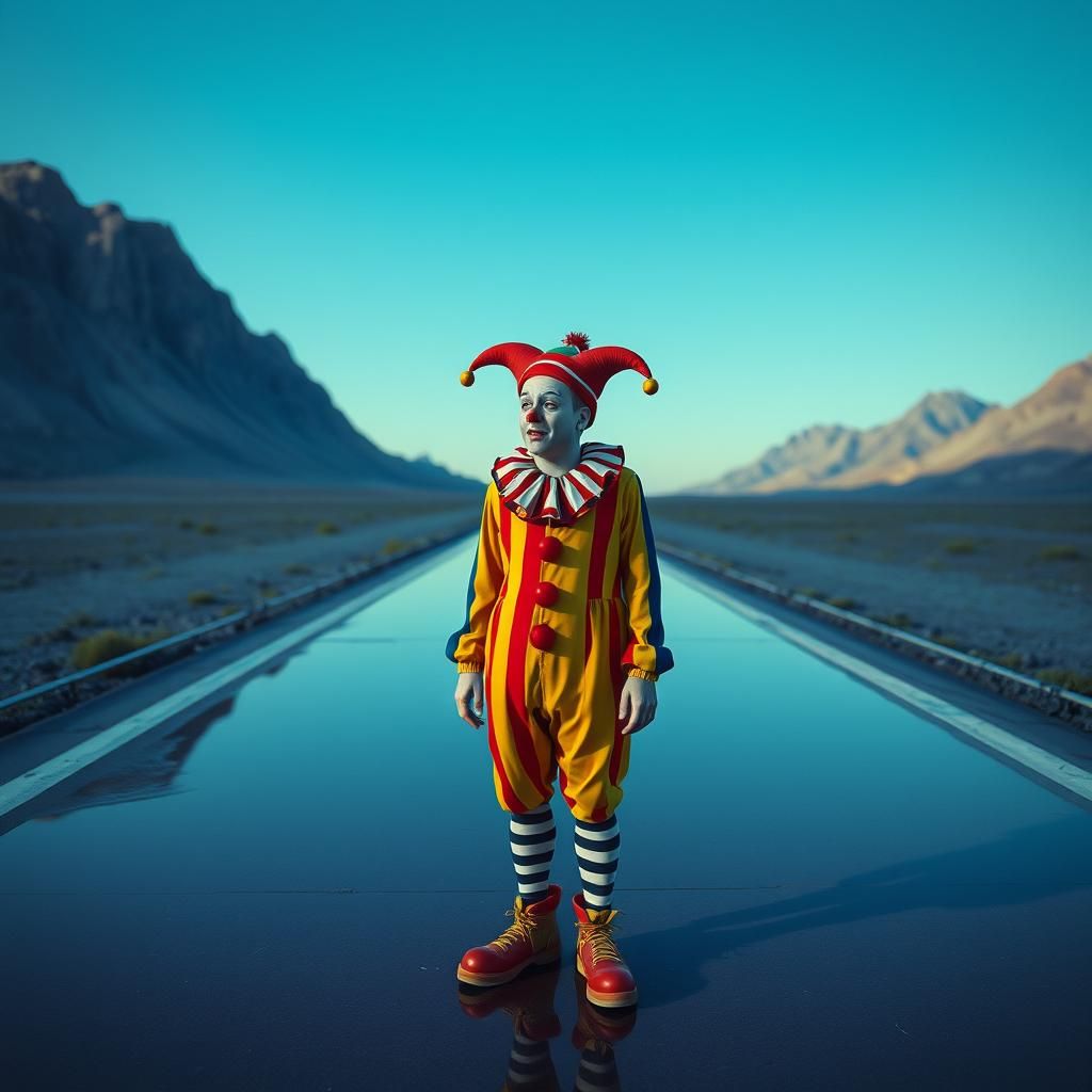 Lonely Clown in Liminal Space: 80s Surreal Documentary