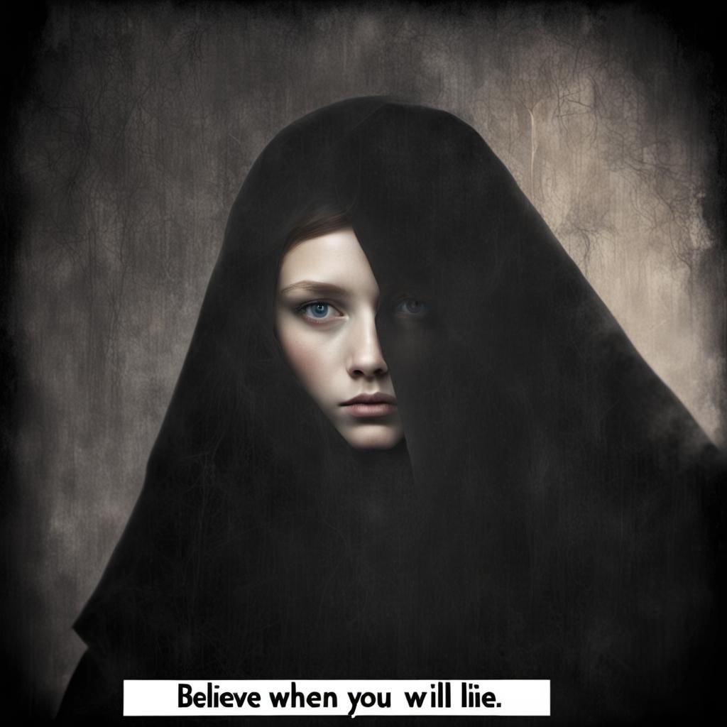 Believe: A Dark and Evocative AI Image