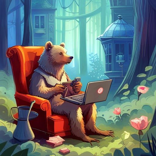 Gamer Bear: A Fantasycore Masterpiece