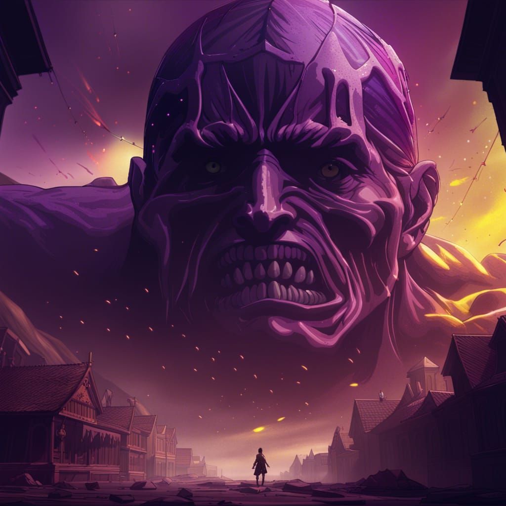 Attack on Titan: Dark Fantasy Concept Art in 8k