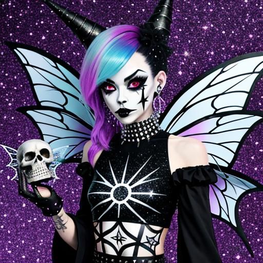 Glitter Punk Fairytale Landscape