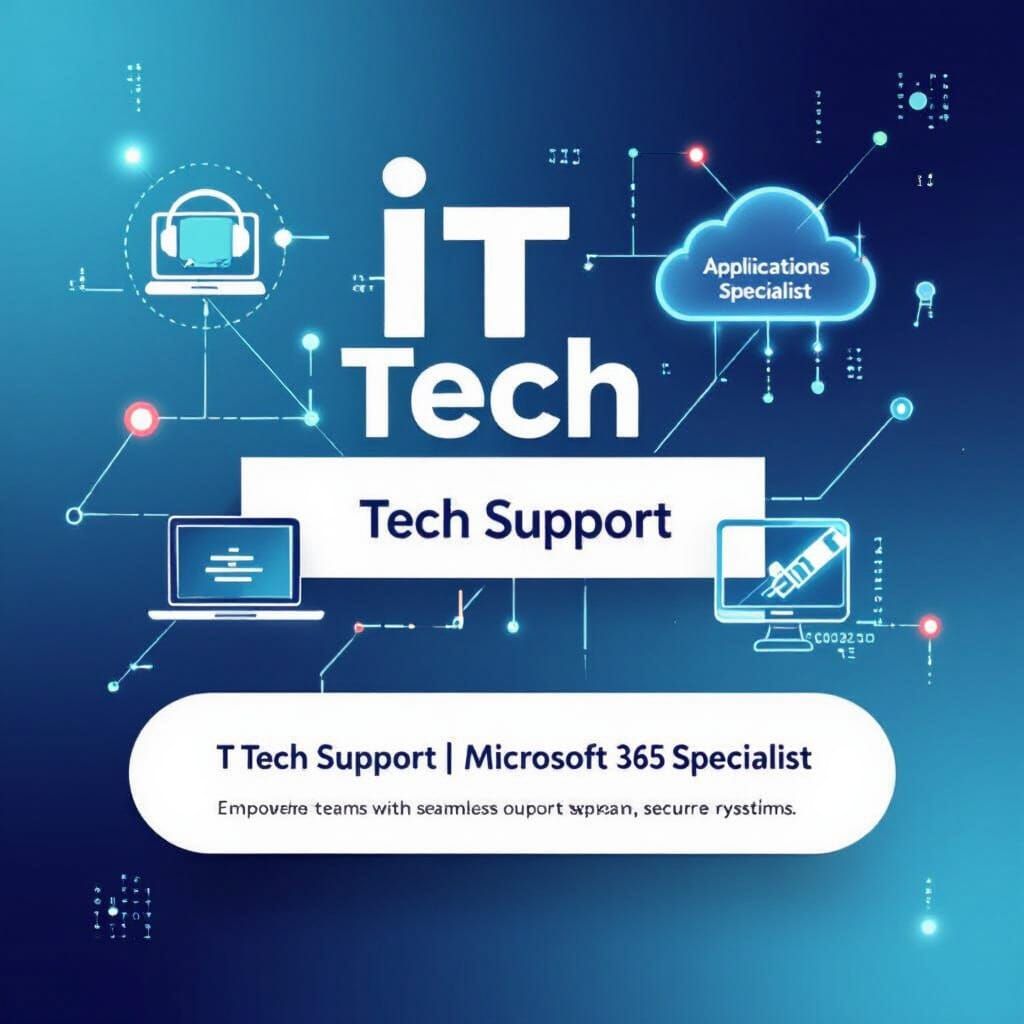 Modern IT Tech Support LinkedIn Banner