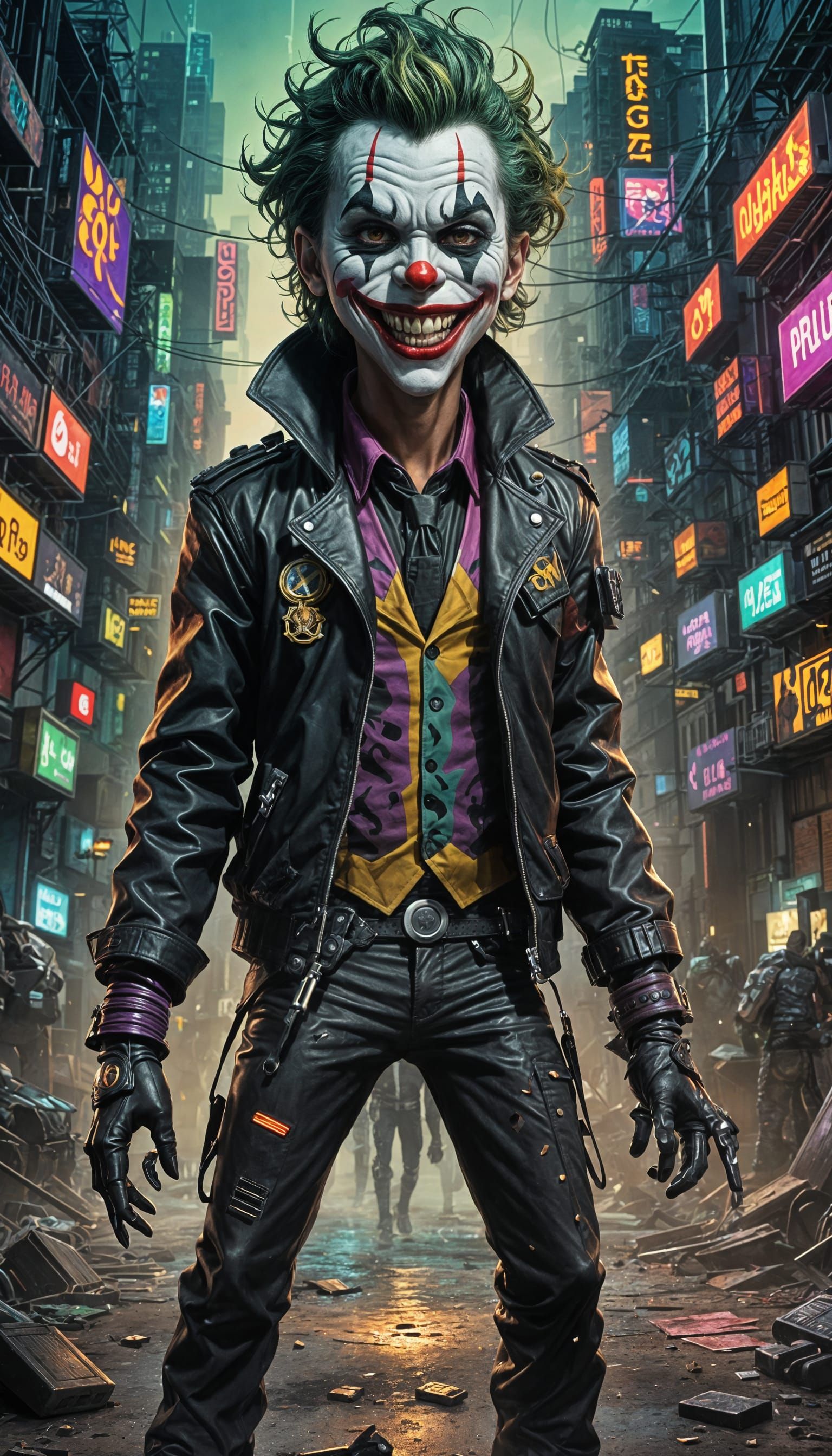 Mexican Joker Character as Detailed 3D Digital Art