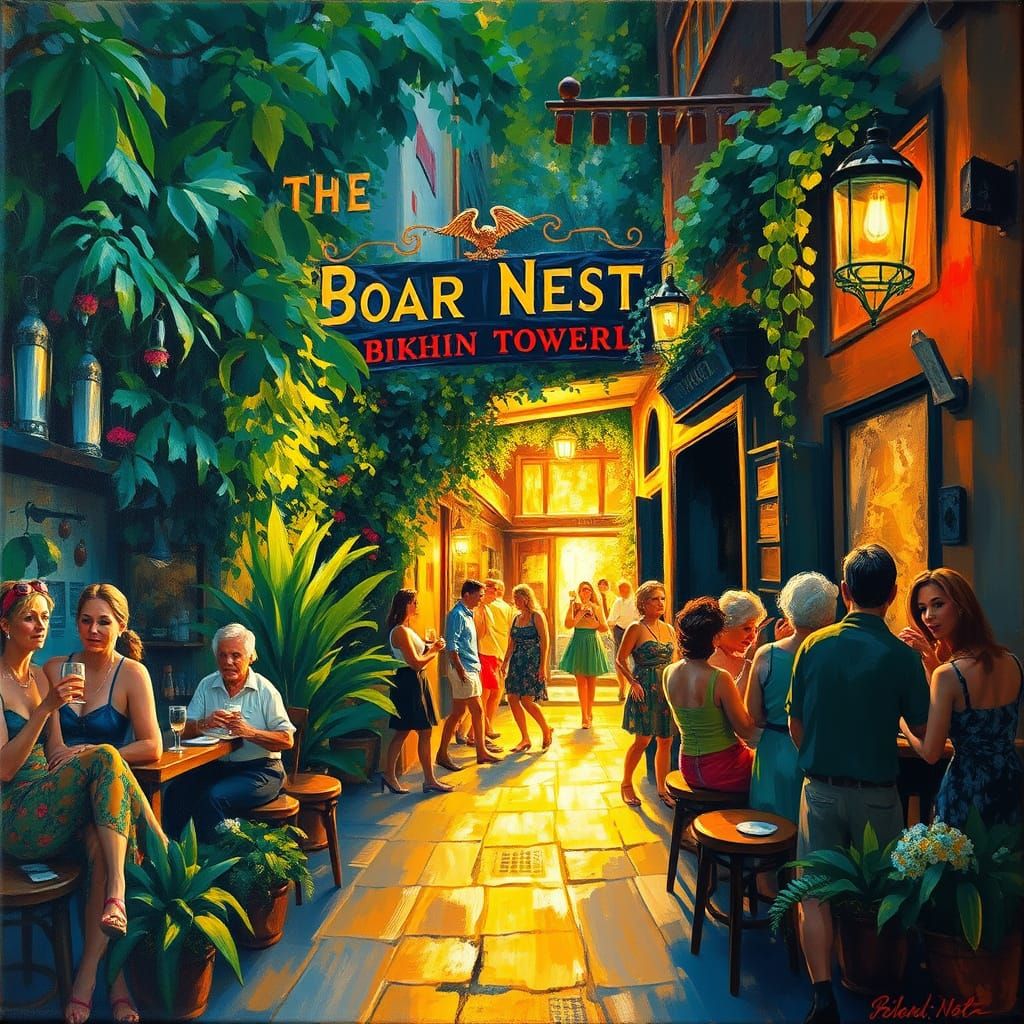 Boar Nest Tavern in Bikini Towel Alley