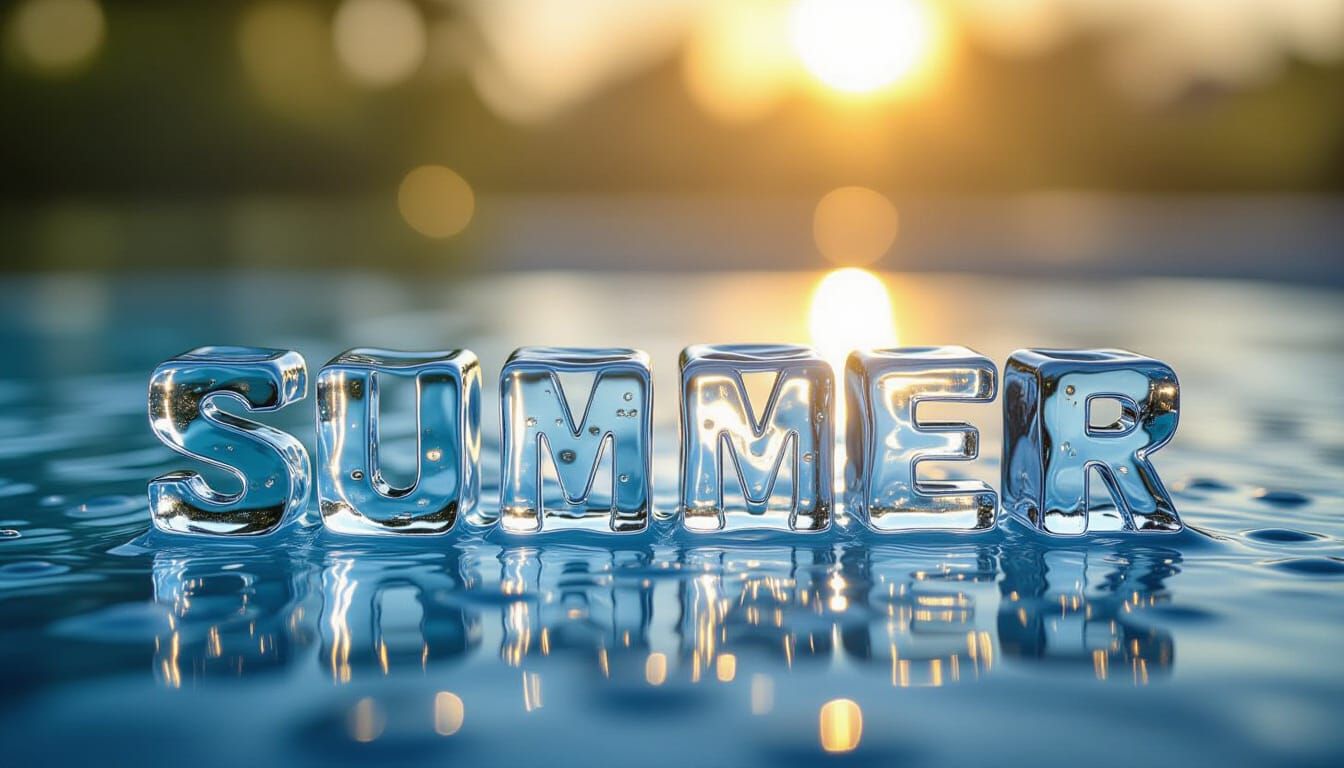 Refreshing Ice Cube Summer: Professional Photography