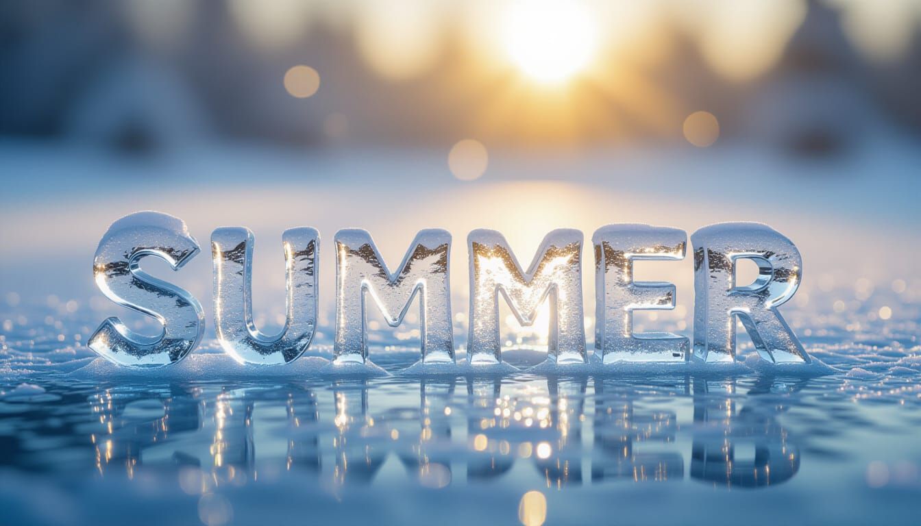 Icy Summer: Professional Photography with Bokeh
