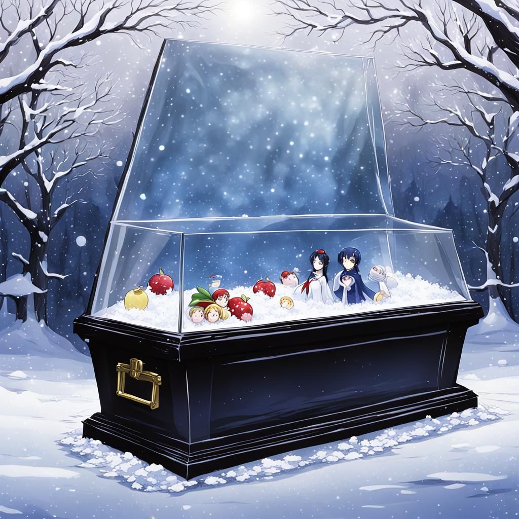 Snow White in Glass Coffin: Anime Style